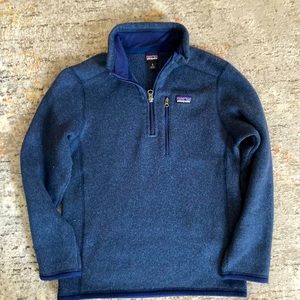 Patagonia Better sweater 1/4 zip Fleece Jacket Boys M (10)